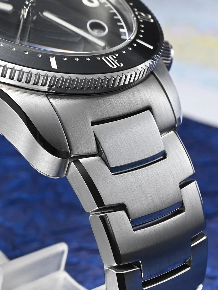 San Martin SN0142 Automatic Dive Watch – 39.5mm Sapphire Crystal 200M Waterproof Men's Mechanical Watch
