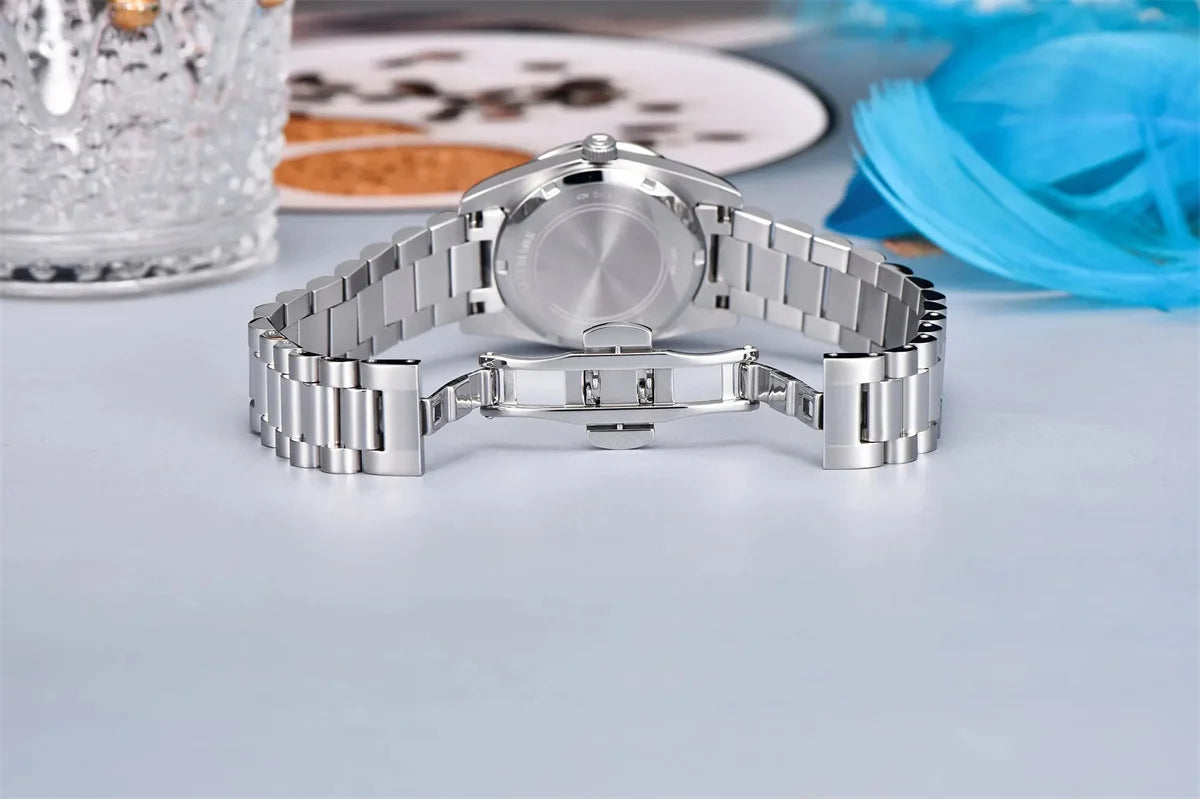 PAGANI DESIGN 32MM Women’s Quartz Watch – Luxury Waterproof Sapphire Crystal Dress Watch