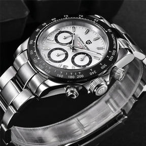 PAGANI DESIGN Men's Chronograph Quartz Watch – Sapphire, Stainless Steel, VK63