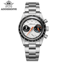 Addiesdive VK63 Chronograph Watch – Racing Style, 100M Waterproof