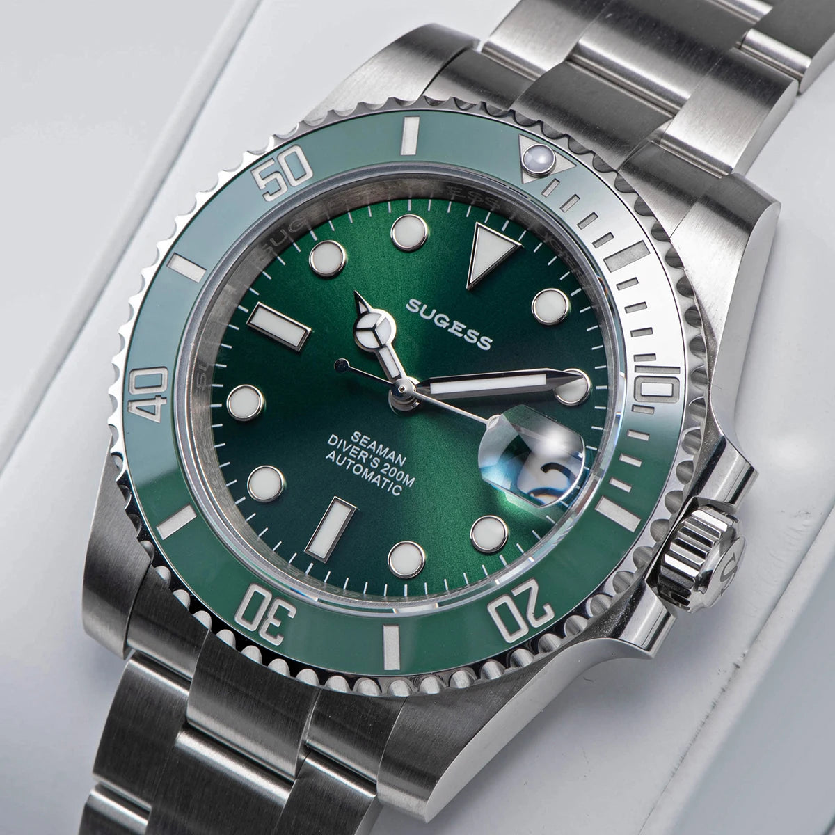 Seagull Goujian Sword Men's Mechanical Watch – 100M Waterproof Luminous 419.87.1139