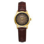 BERNY Women’s Gold Quartz Watch – Luxury Fashion Wristwatch with Elegant Gradient Dial