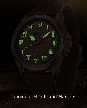 Seagull Goujian Sword Men's Mechanical Watch – 100M Waterproof Luminous