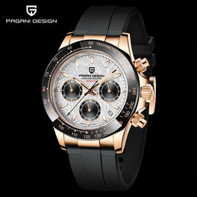 2026 Pagani Design PD-1664 Luxury Chronograph Watch - Japanese VK63 Quartz, Luminous Sapphire Edition