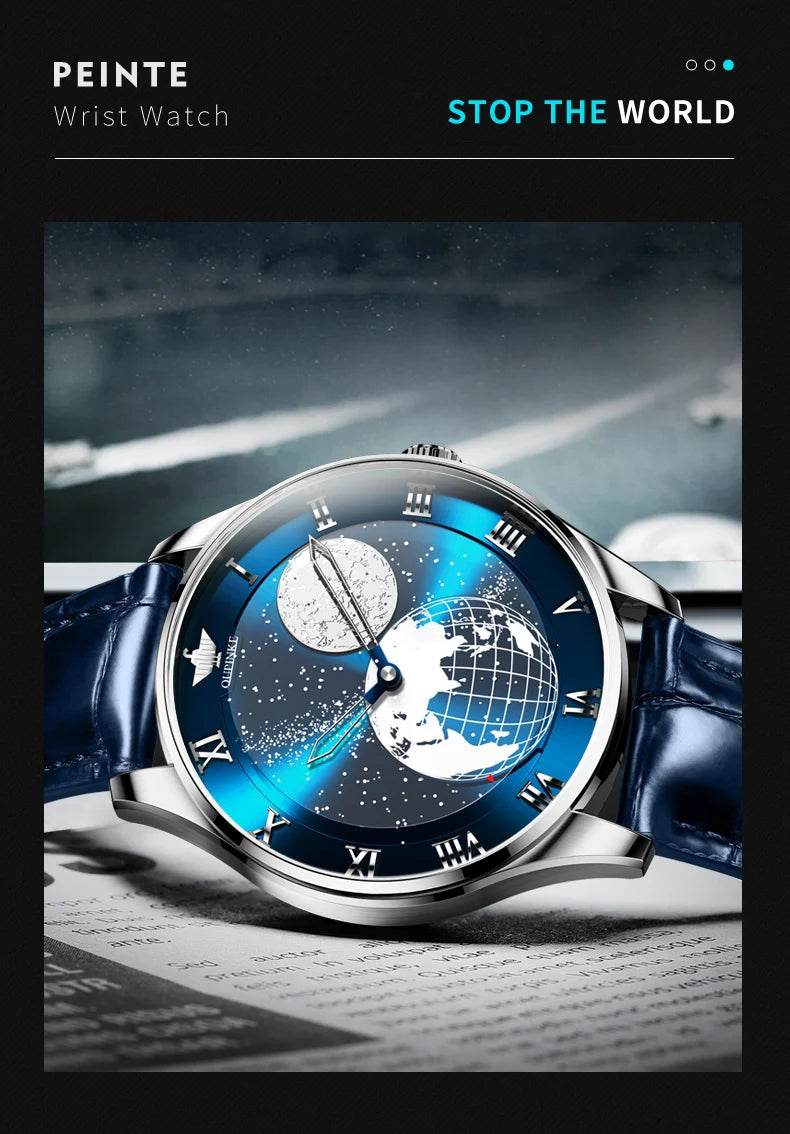 OUPINKE 3230 Automatic Mechanical Watch – Luxury Men’s Steel Watch
