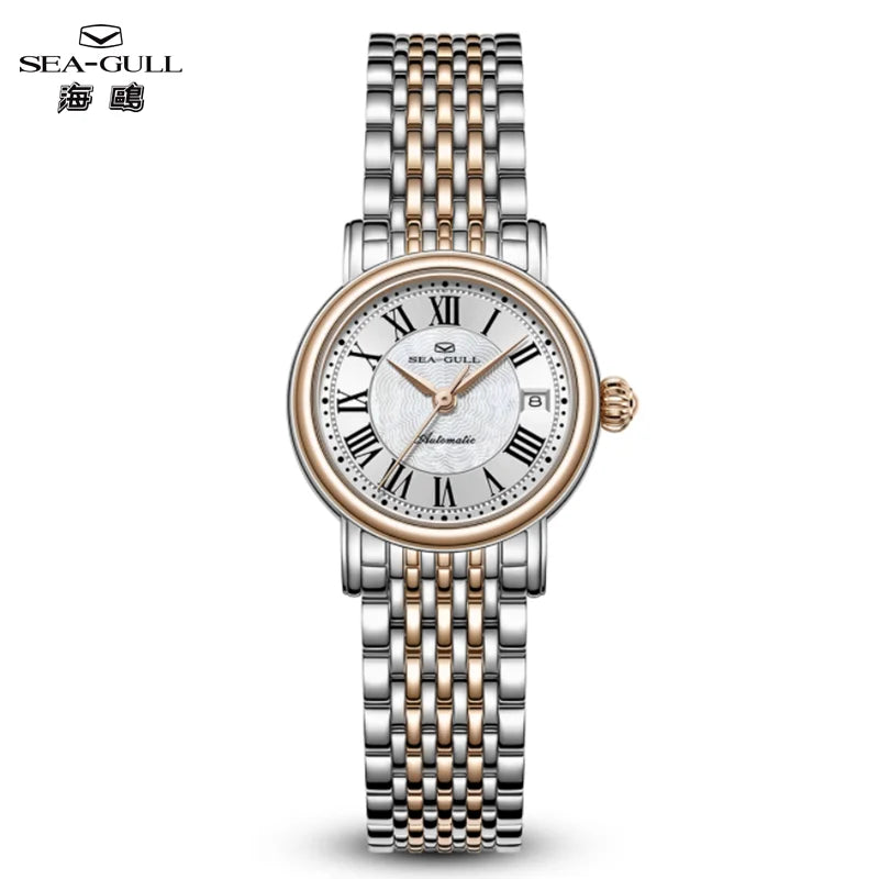 Seagull 1046L Women's Watch – Elegant Textured Dial Water Resistant Dress