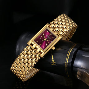 BERNY Women's Gold Watch Stainless Steel Quartz