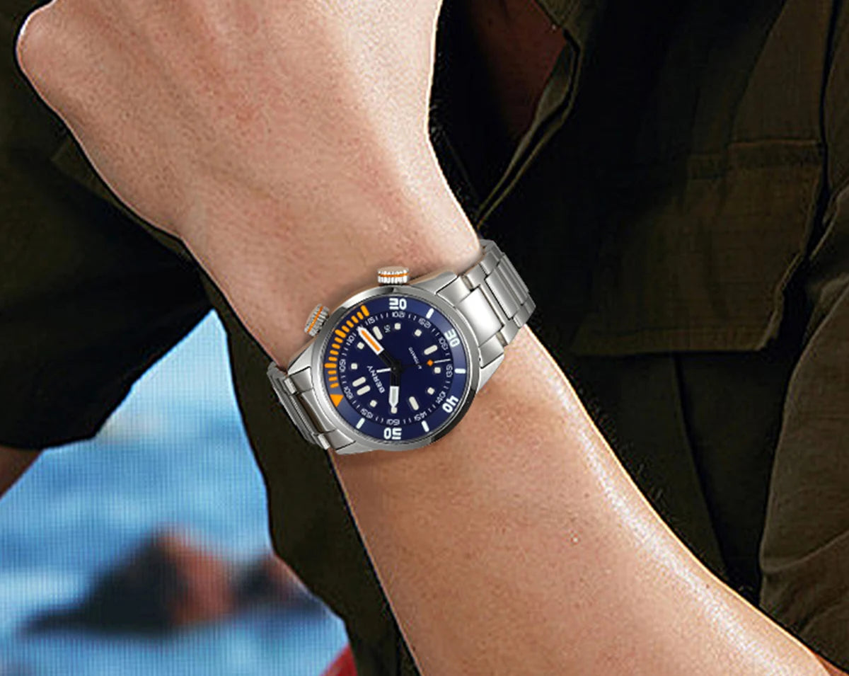 BERNY Automatic Dive Watch – 20ATM Waterproof Mechanical Watch with Sapphire Crystal & Super Luminous Dial