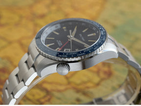 Baltany Men’s GMT Automatic Watch 40mm – NH34, Sapphire Crystal, 200m Dive, Luminous, World Time Bezel