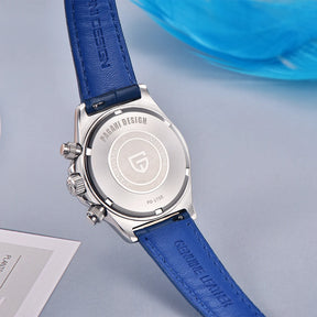 PAGANI DESIGN Women’s Multifunction Quartz Watch – Luxury Sapphire Glass Wristwatch with Japan TMI VD55 Movement