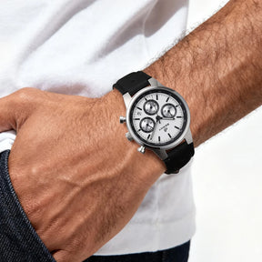 BERNY Men’s Chronograph Watch – Luxury Quartz, Sapphire, Waterproof