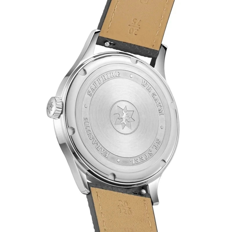 FARASUTE Men's Manual Mechanical Watch – Seagull Movement Sapphire Regulator Waterproof