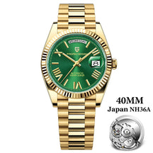 Pagani Design DD40 Men's Automatic Watch – NH36A Gold White Day-Date 2026