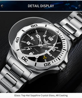 Yelang V1019 44MM Men's Watch NH36 100M Deep Diving Mechanical Automatic Watch