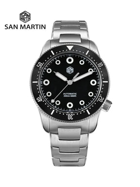 San Martin SN0142 Automatic Dive Watch – 39.5mm Sapphire Crystal 200M Waterproof Men's Mechanical Watch