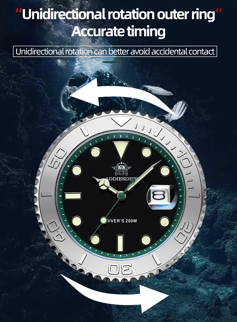 ADDIESDIVE AD2040 Diver Watch