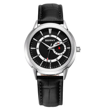 BERNY Men's Luxury Quartz Watch – Elegant Stainless Steel Dress & Business Wristwatch with Date Calendar