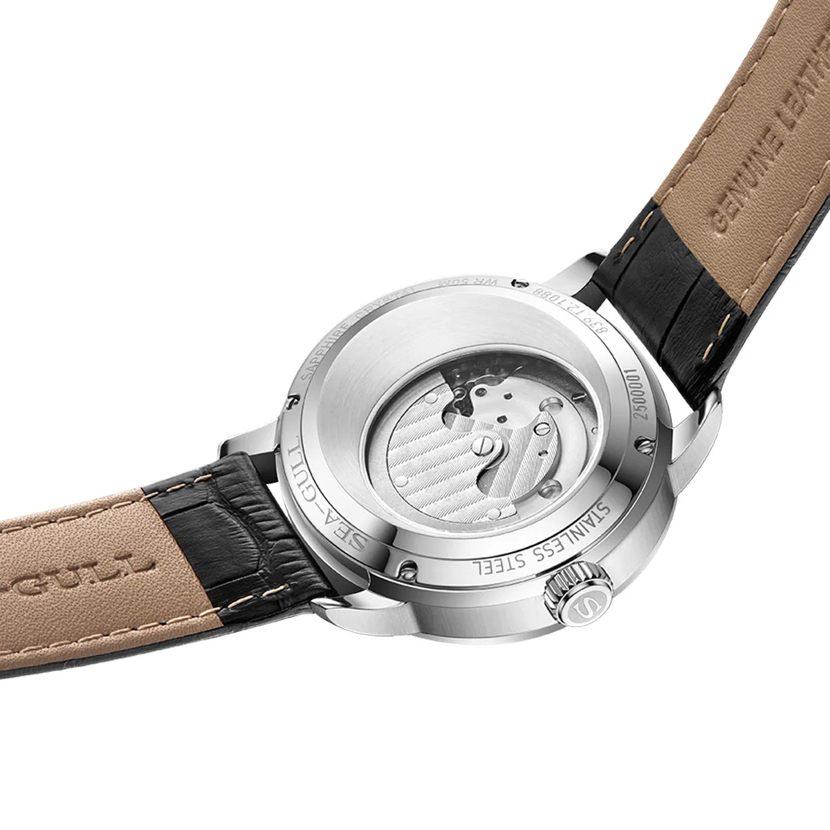 Sea-Gull Oval Dial Men’s Mechanical Watch – ST17 Automatic, Luminous