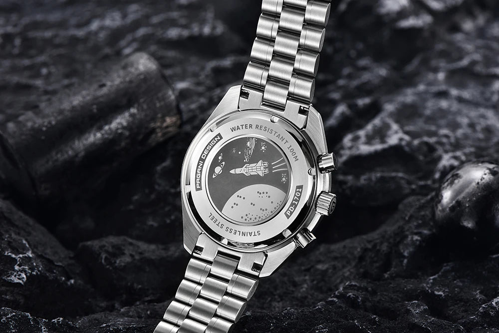 Pagani Design VK63 Moonphase Chronograph Watch – Sapphire, Luminous