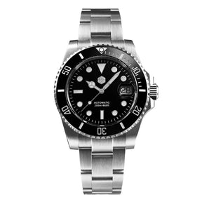 San Martin SN0017 Automatic Dive Watch – 40mm Sapphire Crystal 200M Waterproof Men's Luxury Mechanical Watch