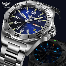 Yelang V1019 44MM Men's Watch NH36 100M Deep Diving Mechanical Automatic Watch