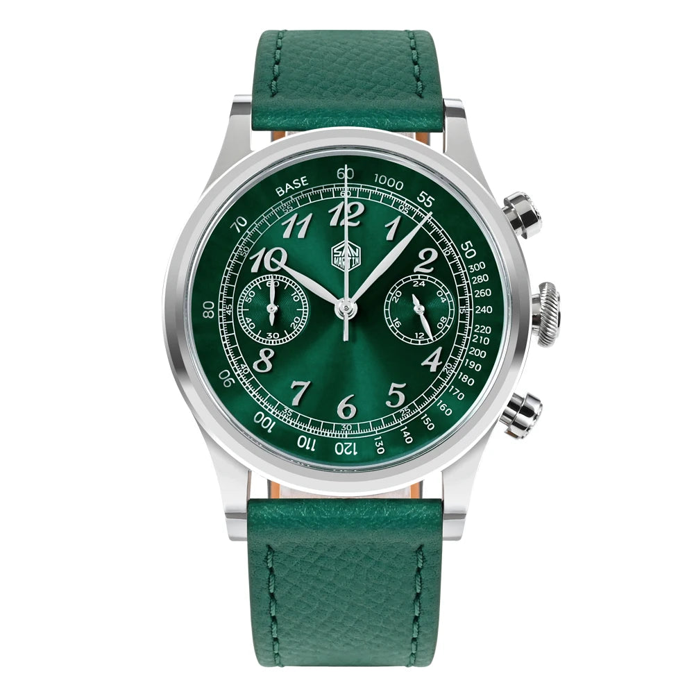 San Martin Men’s Quartz Chronograph Watch – 38mm, Sapphire Crystal
