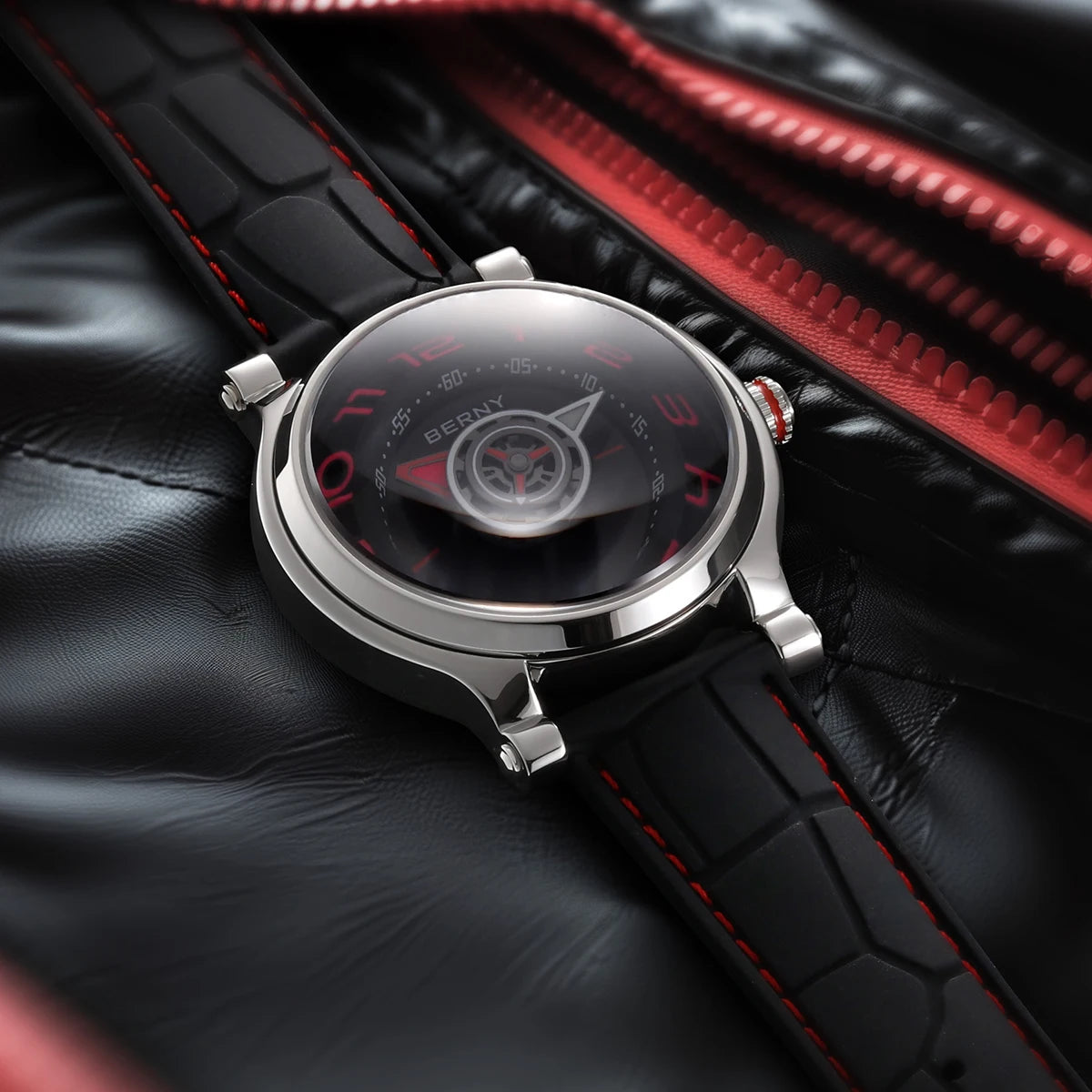 BERNY Miyota 8215 Automatic Men’s Watch – Sapphire, Super Luminous