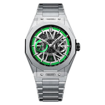 BONEST GATTI Men's Automatic Skeleton Watch – Mechanical, Luminous & Waterproof