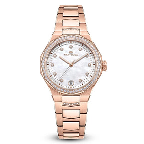 Seagull 1140L Ladies Mechanical Watch: Elegant Stainless Steel Design with Luminous Date
