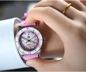 San Martin SN0151 Women’s Luxury Quartz Watch – Ronda 703, 200M Waterproof