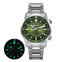 BERNY Men's Automatic Diver Watch – 200M Waterproof, Miyota 8215, Sapphire