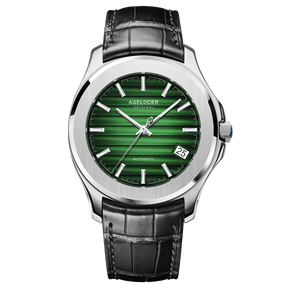 Agelocer Baikal Men’s Luxury Automatic Watch - Gold Business Edition with Big Calendar
