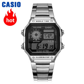 Casio Men's Sports Watch – Digital LED, Quartz, Waterproof Military Style