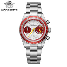 Addiesdive VK63 Chronograph Watch – Racing Style, 100M Waterproof