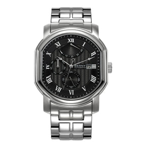 BERNY Men’s Automatic Mechanical Watch – Luxury Sapphire Self-Winding Waterproof Wristwatch