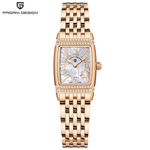 PAGANI DESIGN Women’s Quartz Watch 22mm – Sapphire Crystal, Stainless Steel, 50m Water Resistant