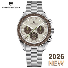 Pagani Design VK63 Moonphase Chronograph Watch – Sapphire, Luminous