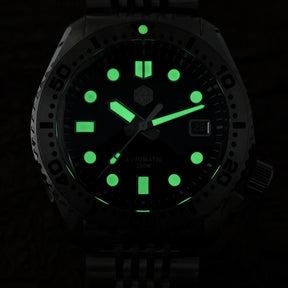 San Martin Men's Abalone Automatic Dive Watch – NH35 Sapphire Crystal  Luxury Mechanical Watch