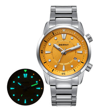 BERNY Men's Automatic Diver Watch – 200M Waterproof, Miyota 8215, Sapphire