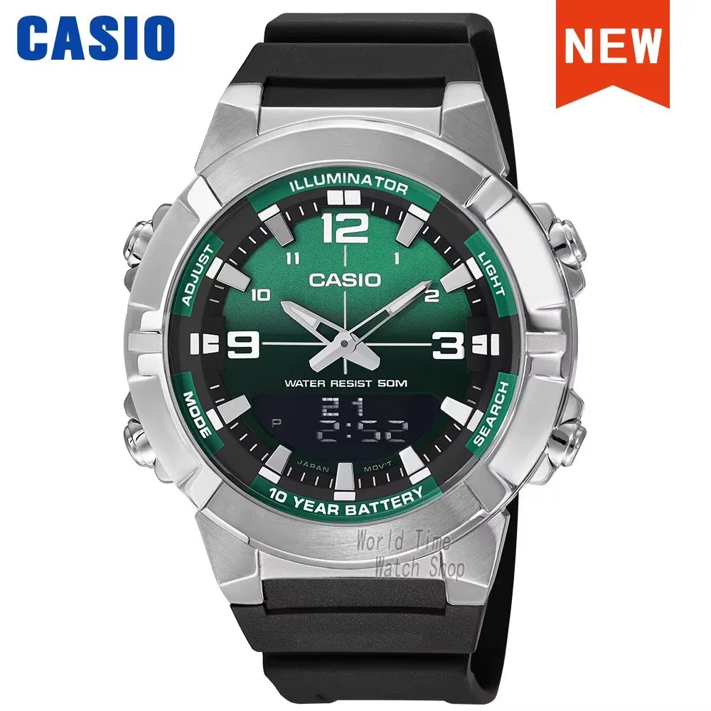 Casio AMW-870 Men’s Analog-Digital Watch – Waterproof, Military Style