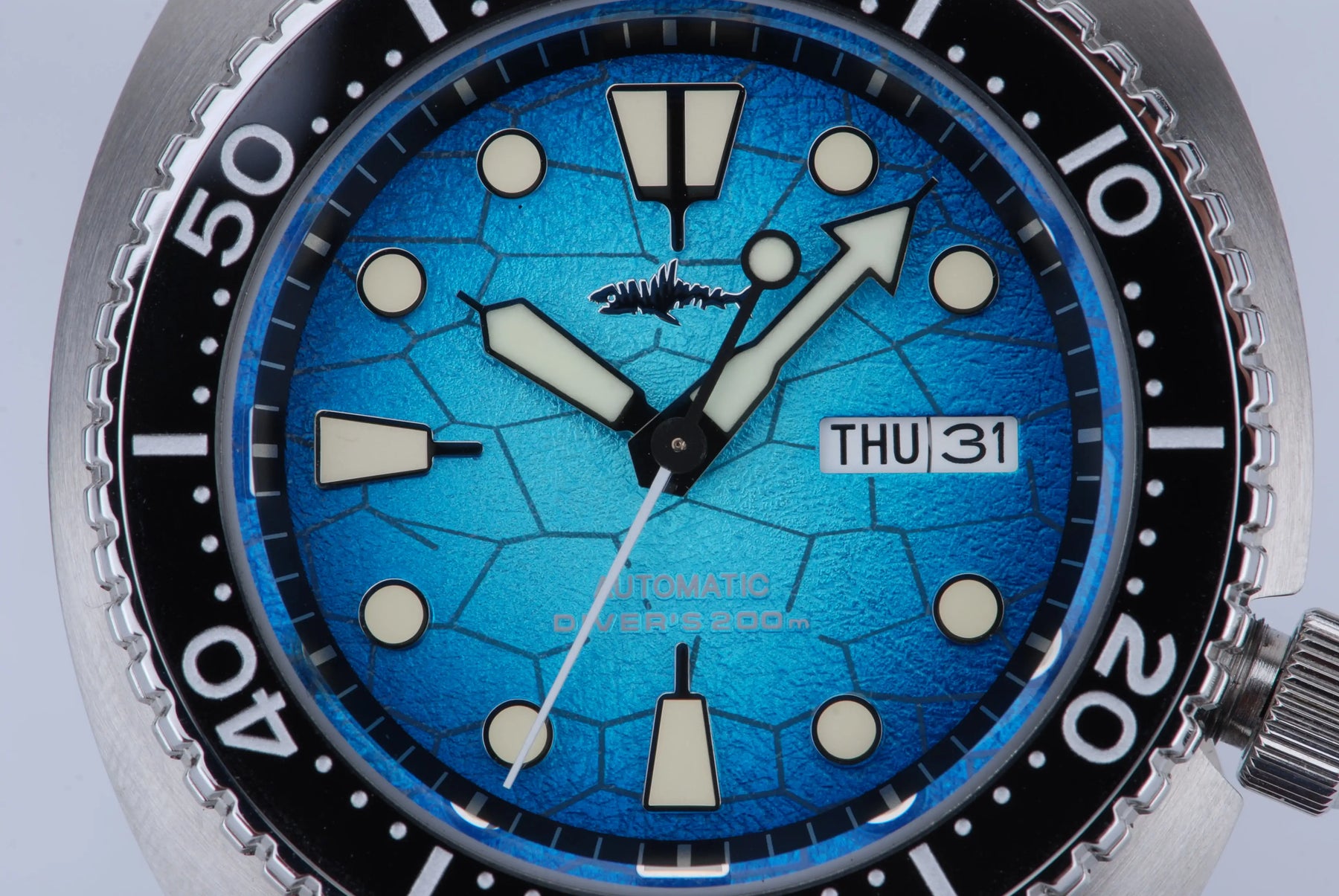 Heimdallr Men's Automatic Dive Watch 44mm – NH35A Sapphire 200M Water Resistant Luminous