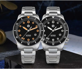 San Martin SN0142 Automatic Dive Watch – 39.5mm Sapphire Crystal 200M Waterproof Men's Mechanical Watch