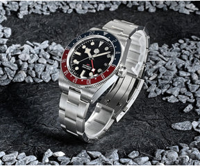 San Martin SN0109 GMT Automatic Watch – 39mm Sapphire Crystal, NH34 GMT Men's Luxury Watch