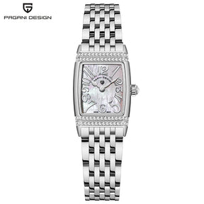 PAGANI DESIGN Women’s Quartz Watch 22mm – Sapphire Crystal, Stainless Steel, 50m Water Resistant