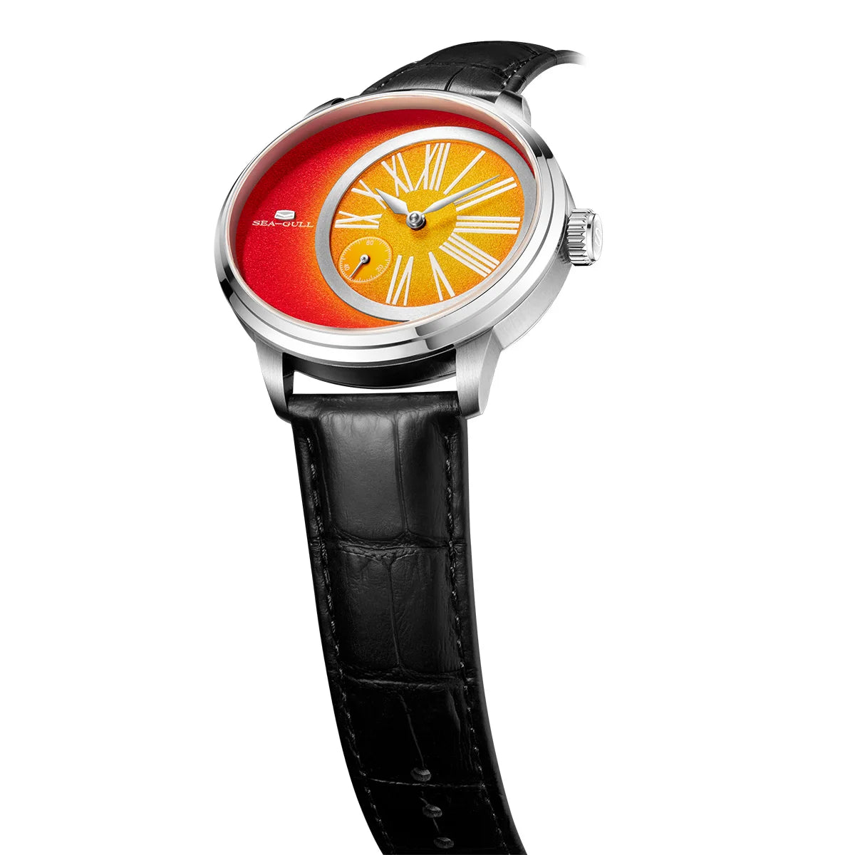 Sea-Gull Oval Dial Men’s Mechanical Watch – ST17 Automatic, Luminous