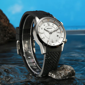 BERNY Men's Automatic Diver Watch – 200M Waterproof, Miyota 8215, Sapphire