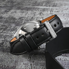 San Martin SN0026 38mm Automatic Men’s Sport Watch – Luxury Mechanical Wristwatch with Grid Texture Dial & 10Bar Water Resistance
