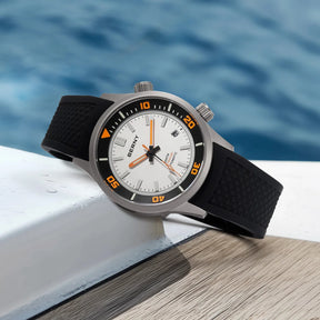 BERNY Men’s Titanium Diver Watch – Automatic, 20ATM