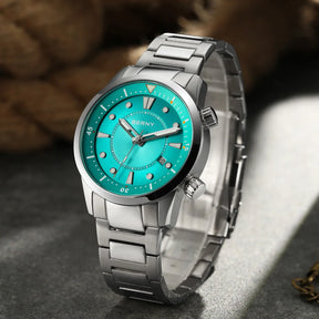 BERNY Men's Automatic Diver Watch – 200M Waterproof, Miyota 8215, Sapphire