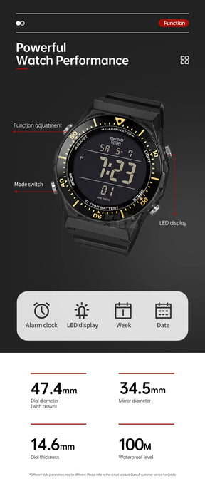 Casio AE-1700H-1B Men's Digital Watch – 2026 Model Sport Multifunction